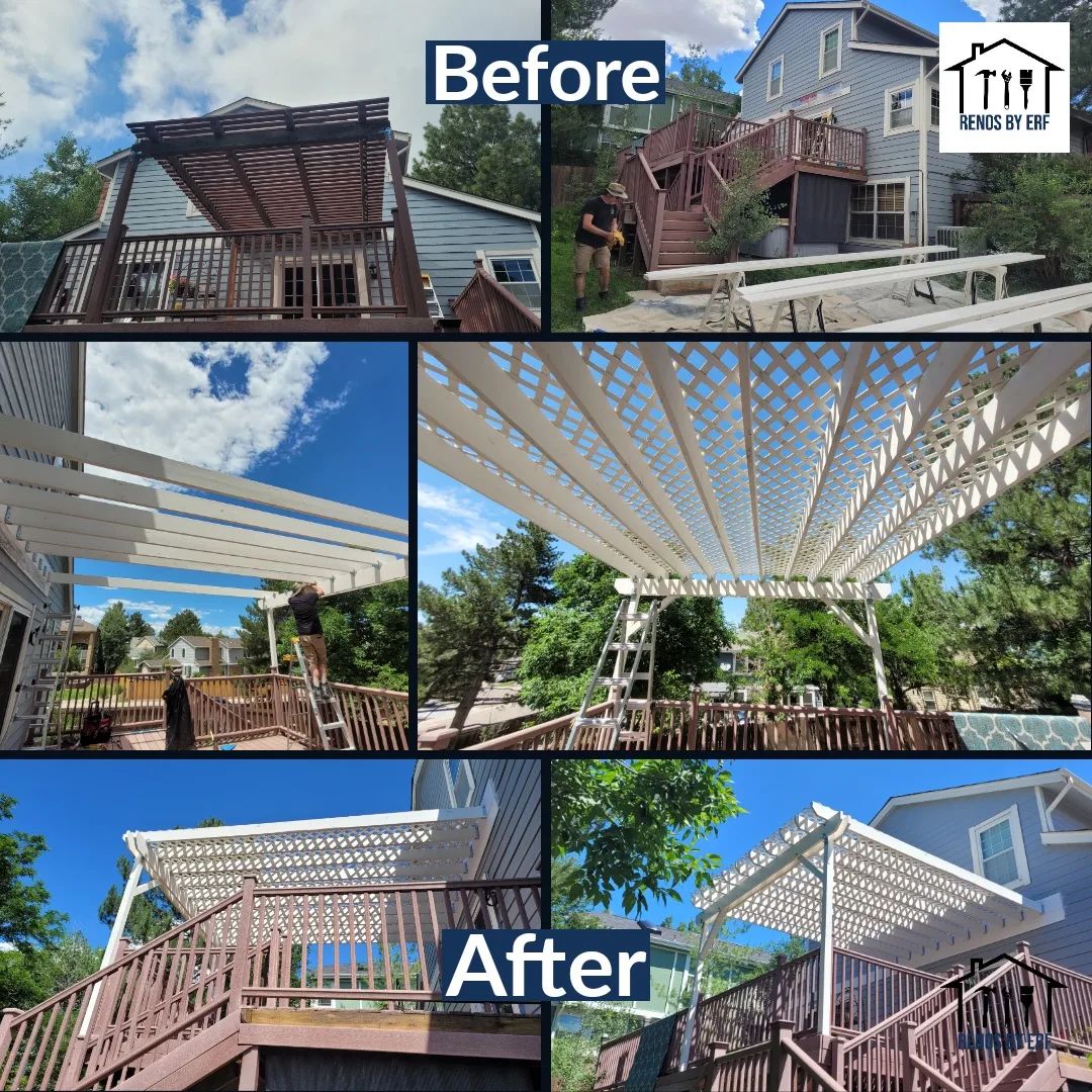 Gazebo Repairs - Remove bad wood and replaced & Painted