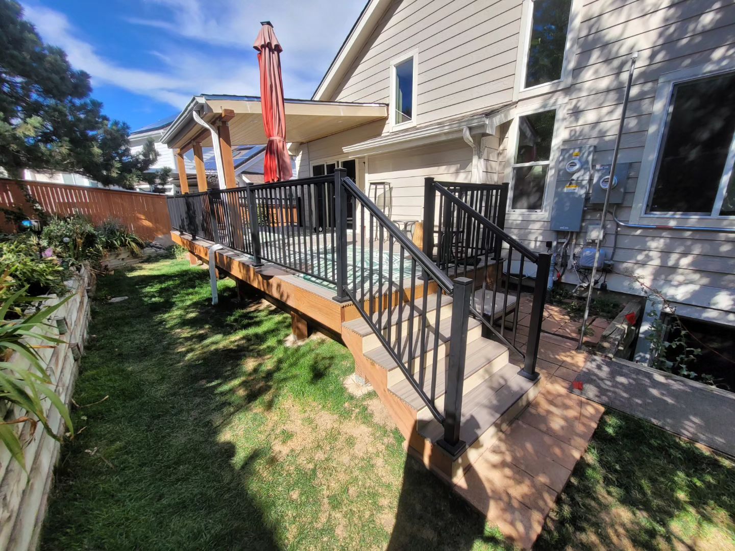 Covered Deck Build by Renos by Erf