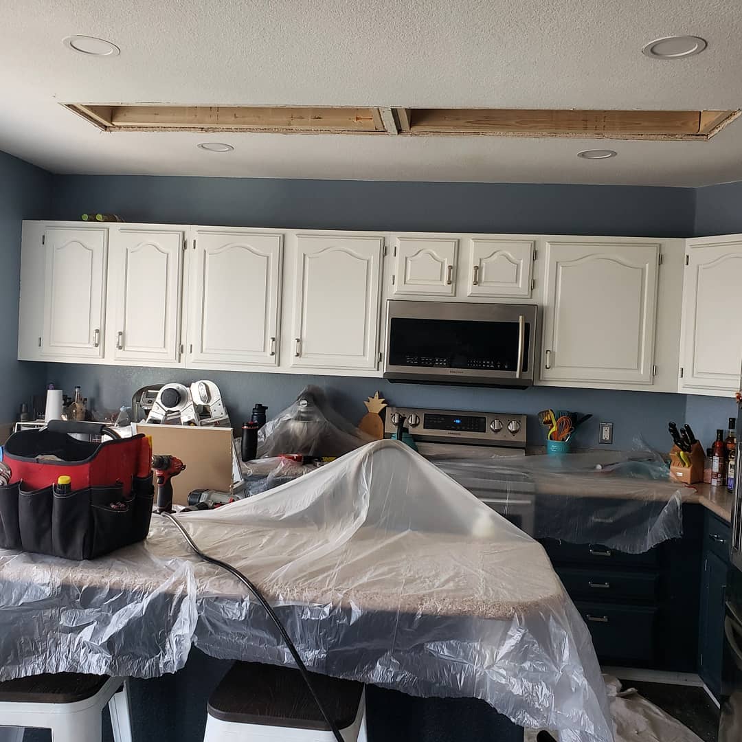 Drywall Repair Before 2